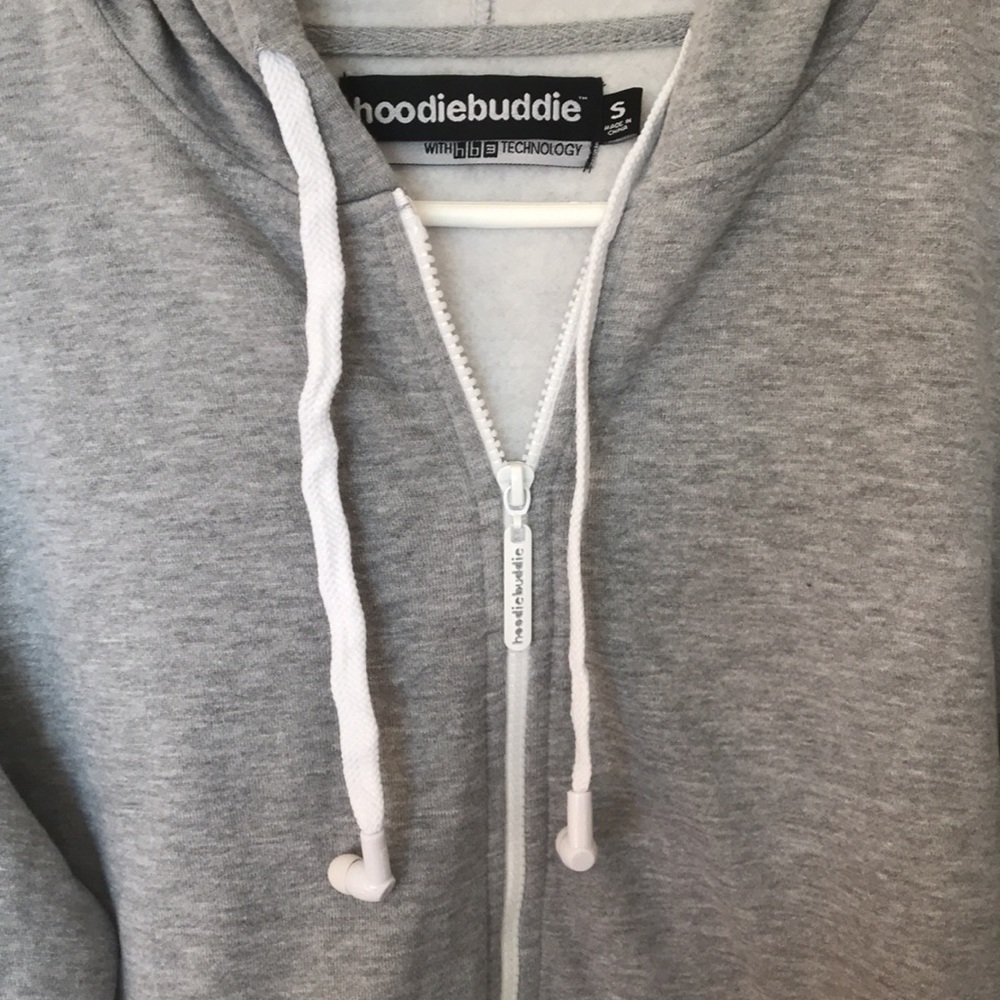 Hoodie Buddie zip up hooded sweatshirt - Picture 5 of 6